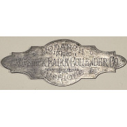 PATENTED SEP 29 1885 - Original Brunswick Balke Collender Nameplate (aluminum)