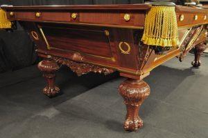 24k gold oliver briggs custom billiards table circa 1890 05