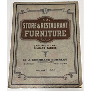 M.J. Bernhard "Store & Restaurant Furniture" Catalog with Price Lists