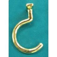 Solid Brass Hook for Triangle or Bridge