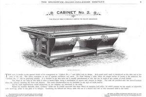 Brunswick Balke Collender Cabinet 2 original