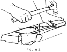 Instructions for attaching felt cloth to billiards rails