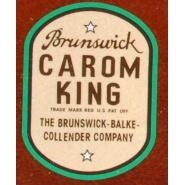 Brunswick Carom King Cue Decal (quality reproduction)