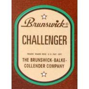 Brunswick Challenger Cue Decal (quality reproduction)