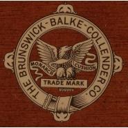 Brunswick Balke Collender Eagle Cue Decal with bronze life saver
