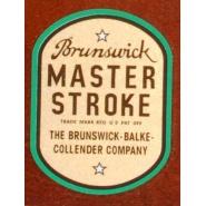 Brunswick Master Stroke Decal (quality reproduction)