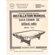 Brunswick Gold Crown 3 Manual (1986)
