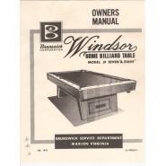 Brunswick Windsor Service Manual (1972)