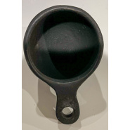 Full Bowl Cast Iron Chalk Cup CHALKE-4 Painted Black