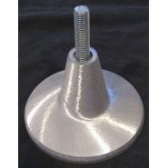 Brushed Aluminum Leg Levelers for Valley/Dynamo tables
