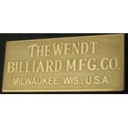 Wendt Company Nameplate