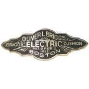 Oliver Briggs Electric Cushion Nameplate