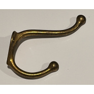 Coat Hook - Brass Plated Steel