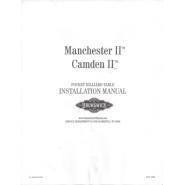 Manchester II/Camden II Pocket Billiard Installation Manual