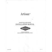 Artisan Pocket Billiard Installation Manual