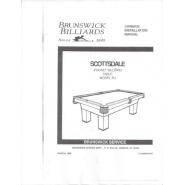Scottsdale Pocket Billiard Installation Manual