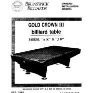 1990 Gold Crown 3 Service Manual