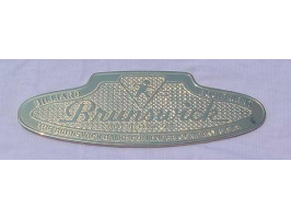 Brunswick Nameplate 1940s-1950s