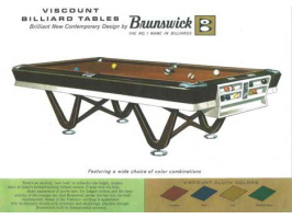 Copy of Brunswick Hand-out of Viscount table 1960s