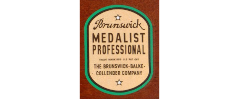 Brunswick Medalist Professional Decal (quality reproduction)