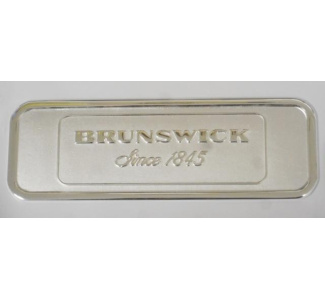 Gold Crown 3 Brass/Silver Plated Nameplate Reproduction