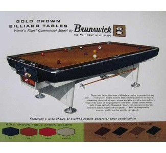 Brunswick Hand-out Gold Crown 1960s