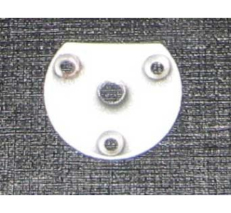 Under Rail Plates used on some Olhausen tables (1 ½ in. diameter)