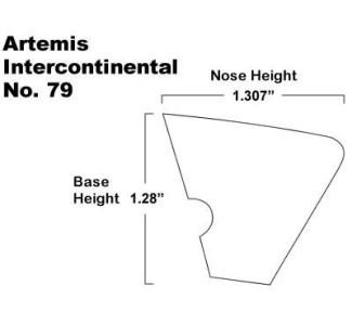 Artemis Intercontinental No. 79 (120" billiard cushions) Technical Specs