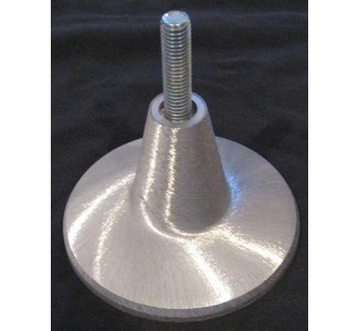 Brushed Aluminum Leg Levelers for Valley/Dynamo tables