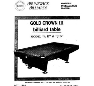 1990 Gold Crown 3 Service Manual