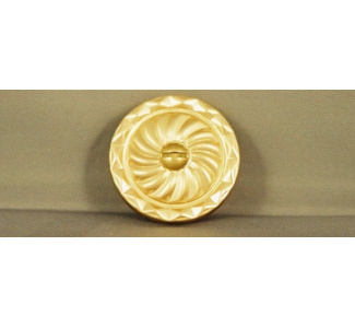 Oversized Solid Brass Rail Bolt Cover (reproduction)