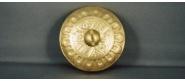 Solid Brass Ornate Rail Bolt Cover (reproduction)